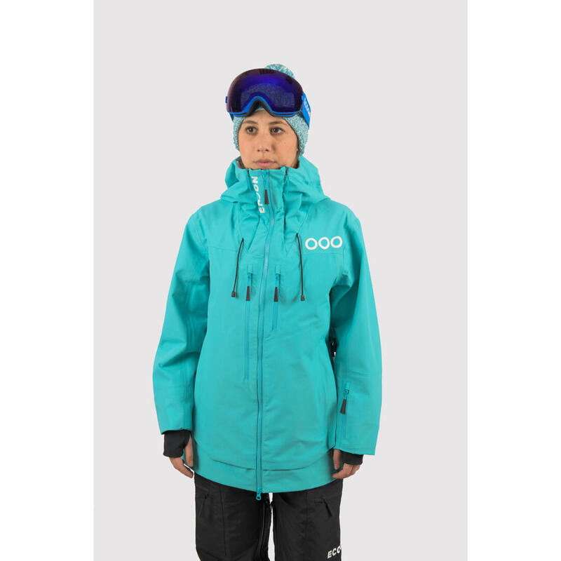 Veste de ski pour femme ECOON ECOExplorer Turquoise