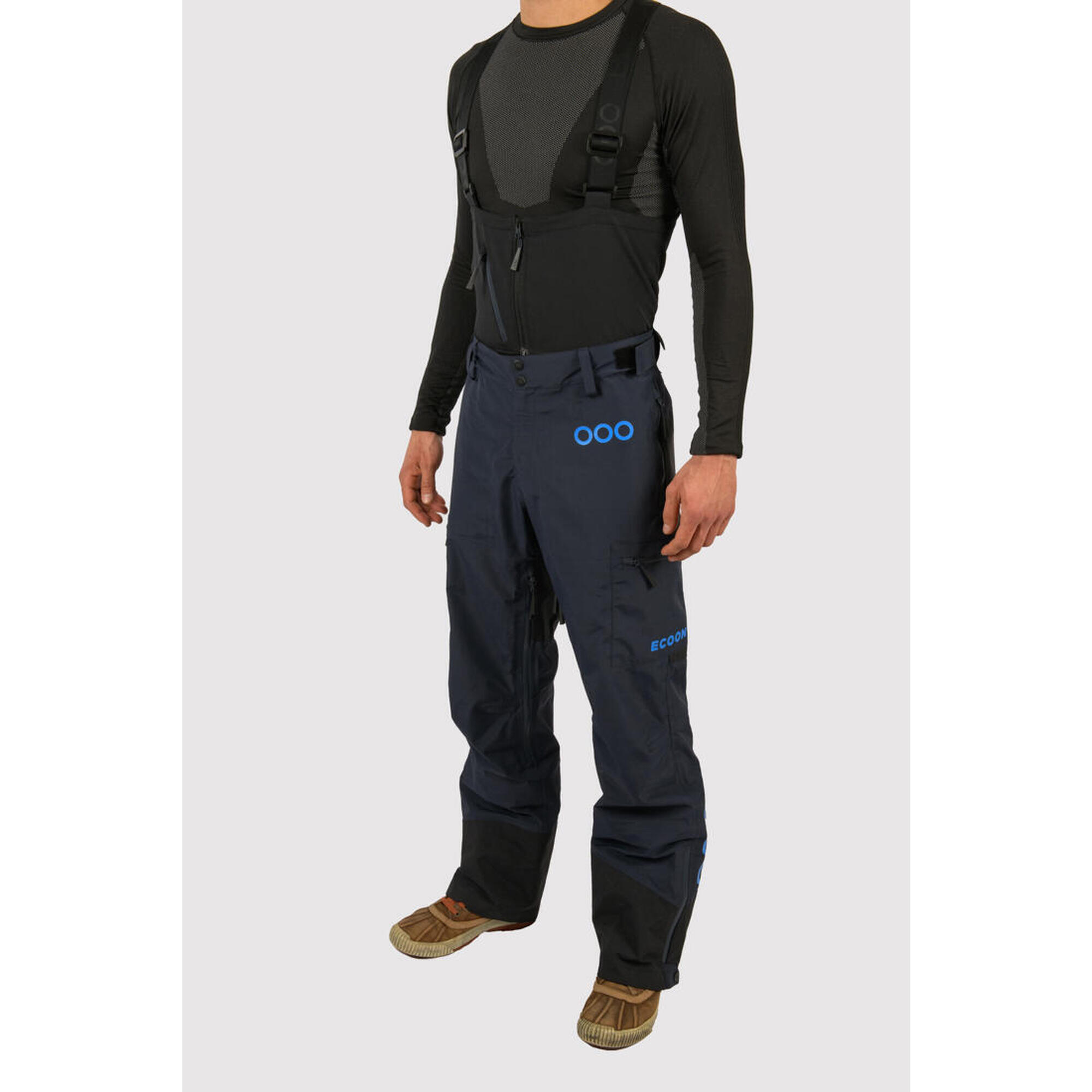 Pantalon de ski pour homme ECOON ECOExplorer Bleu 1/7