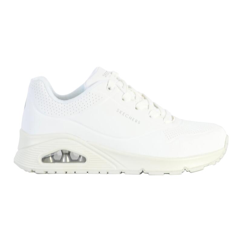 Sapatilhas Desportivas Caminhada Mulher Skechers 73690_W Brancas com Atacadores