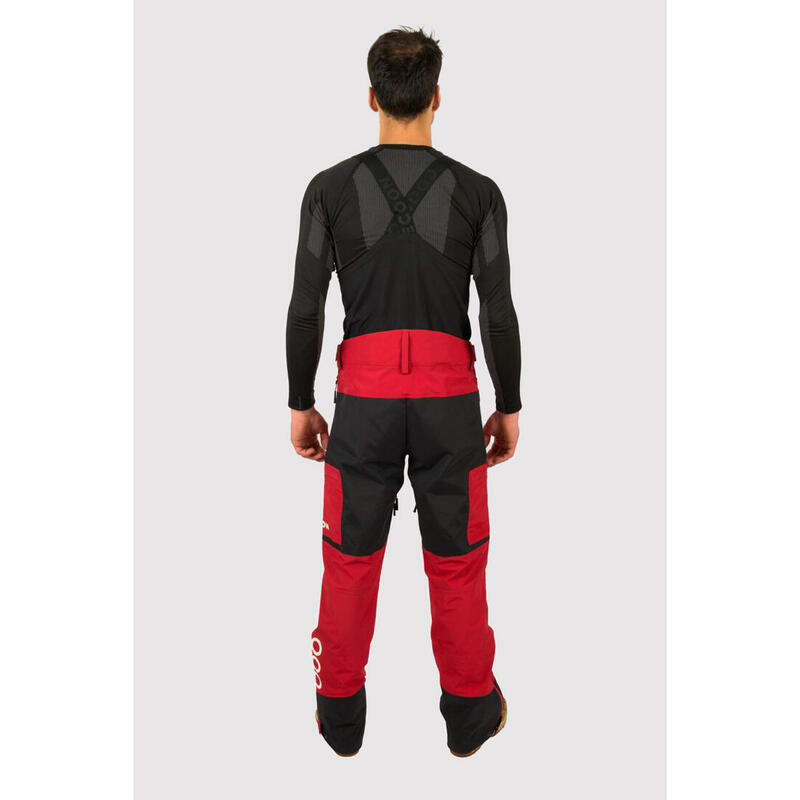 Pantalon de ski pour homme ECOON ECOExplorer Rouge