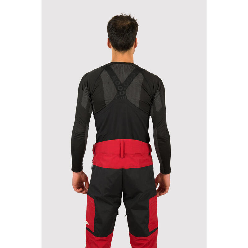 Pantalon de ski pour homme ECOON ECOExplorer Rouge