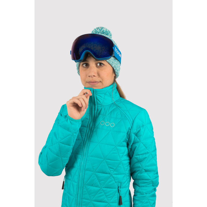 Veste de ski pour femme ECOON ECOActive isolante Turquoise