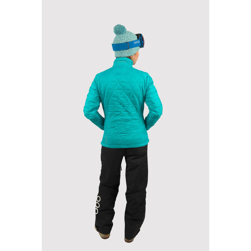 Veste de ski pour femme ECOON ECOActive isolante Turquoise