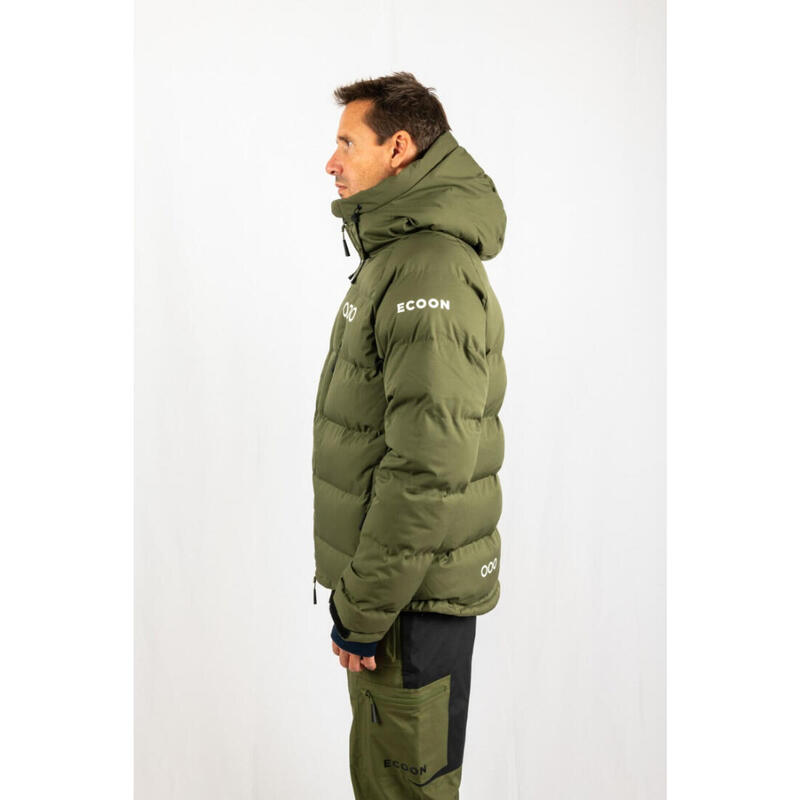 Veste de ski pour homme ECOON ECOThermo Kaki