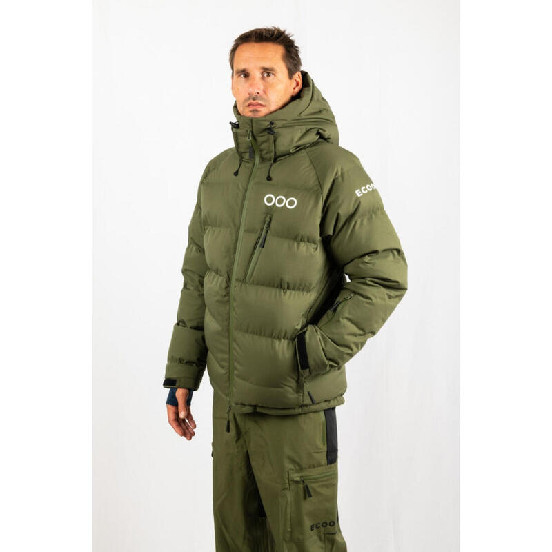 Veste de ski pour homme ECOON ECOThermo Kaki