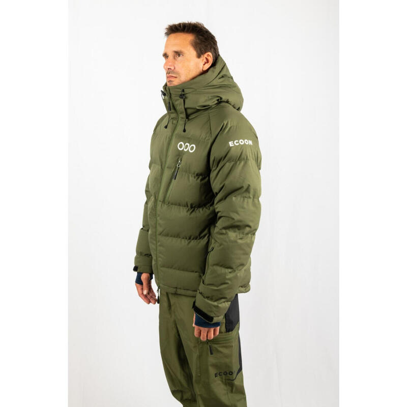 Veste de ski pour homme ECOON ECOThermo Kaki