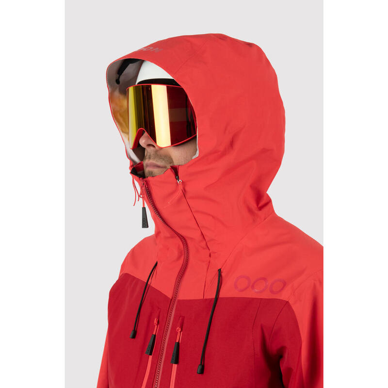 Veste de ski pour homme ECOON ECOExplorer Rouge