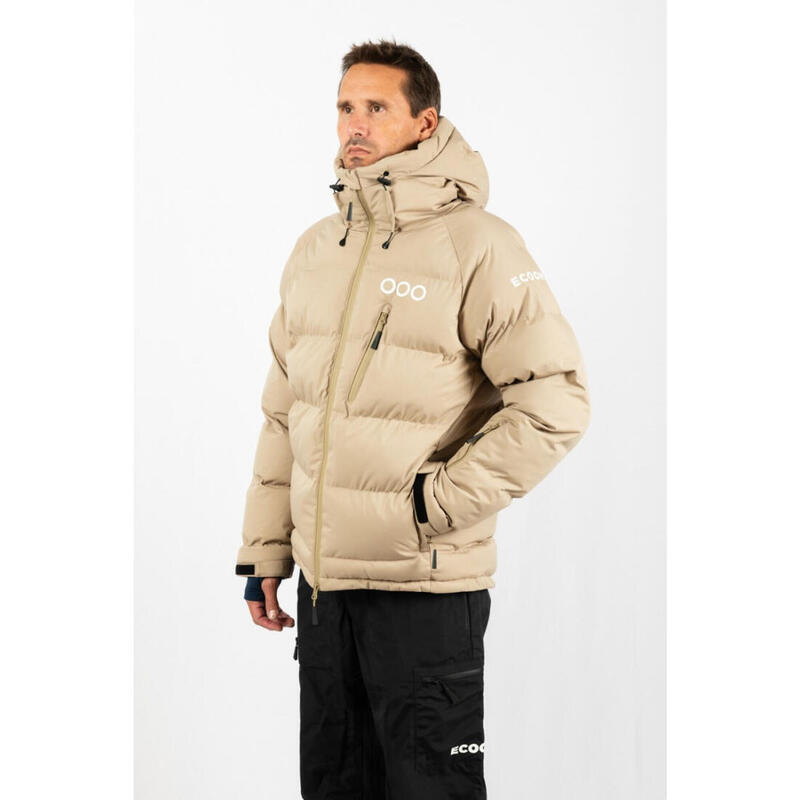 Veste de ski pour homme ECOON ECOThermo Beige