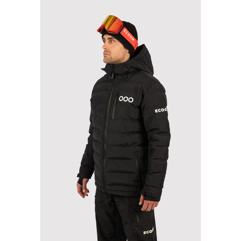 Veste de ski pour homme ECOON ECOThermo Noir