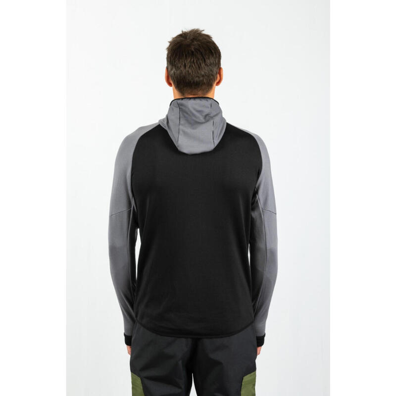 Veste de ski pour homme ECOON ECOActive isolante et légère Noir/gris