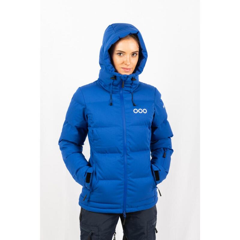 Doudoune de ski pour femme ECOON ECOThermo isolante Bleu