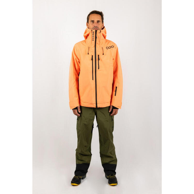 Veste de ski pour homme ECOON ECOExplorer Orange