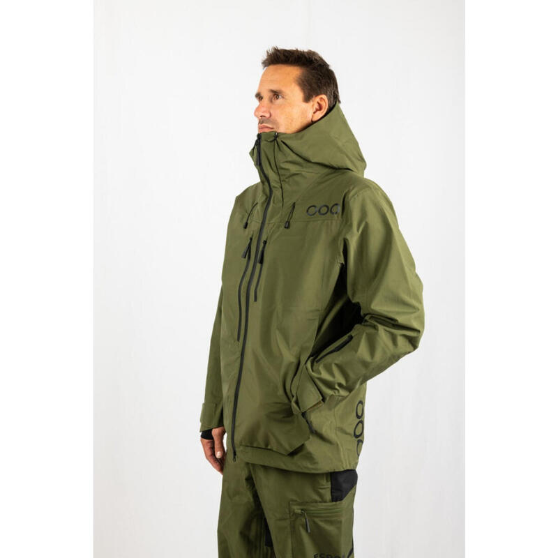 Veste de ski pour homme ECOON ECOExplorer Kaki