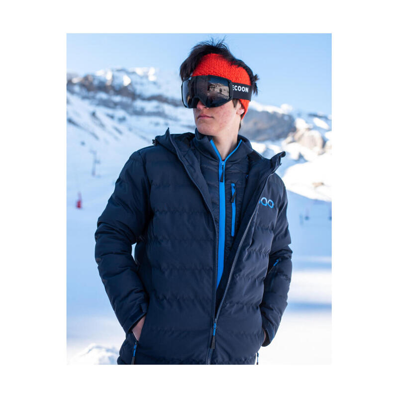 Softshell de ski pour homme ECOON ECOActive Insulated Bleu