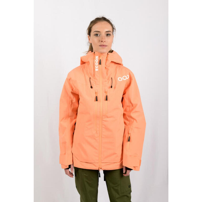 Veste de ski pour femme ECOON ECOExplorer Orange