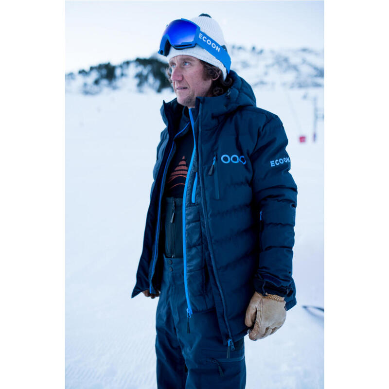 Softshell de ski pour homme ECOON ECOActive Insulated Bleu