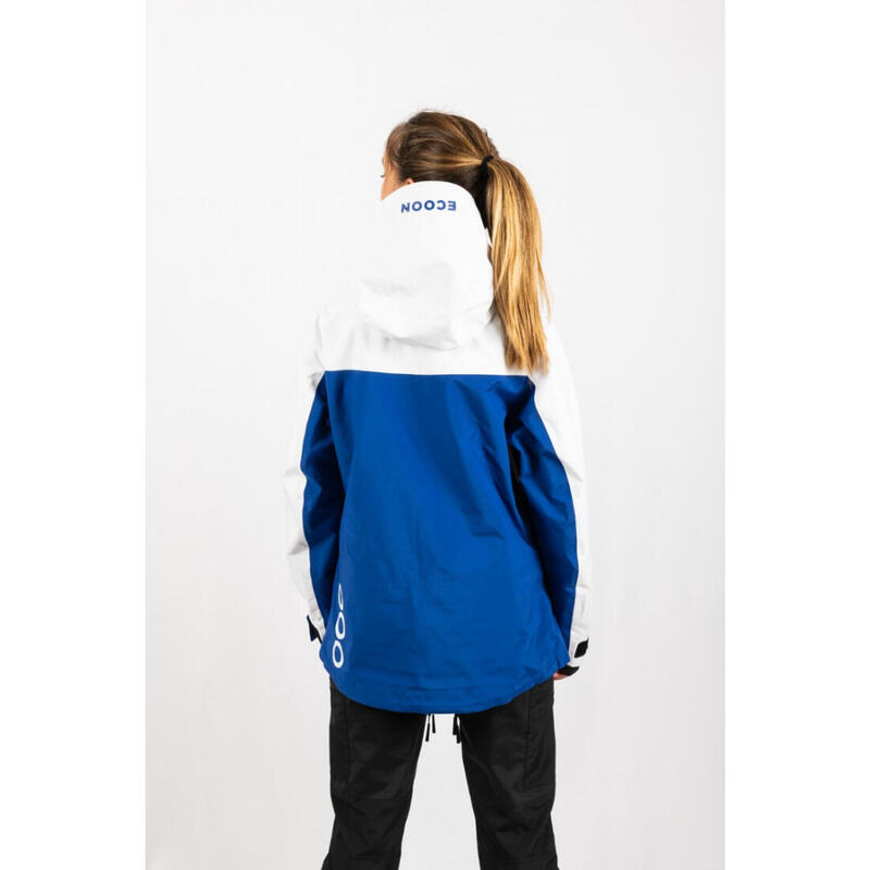 Veste de ski pour femme ECOON ECOExplorer Bleu/blanc