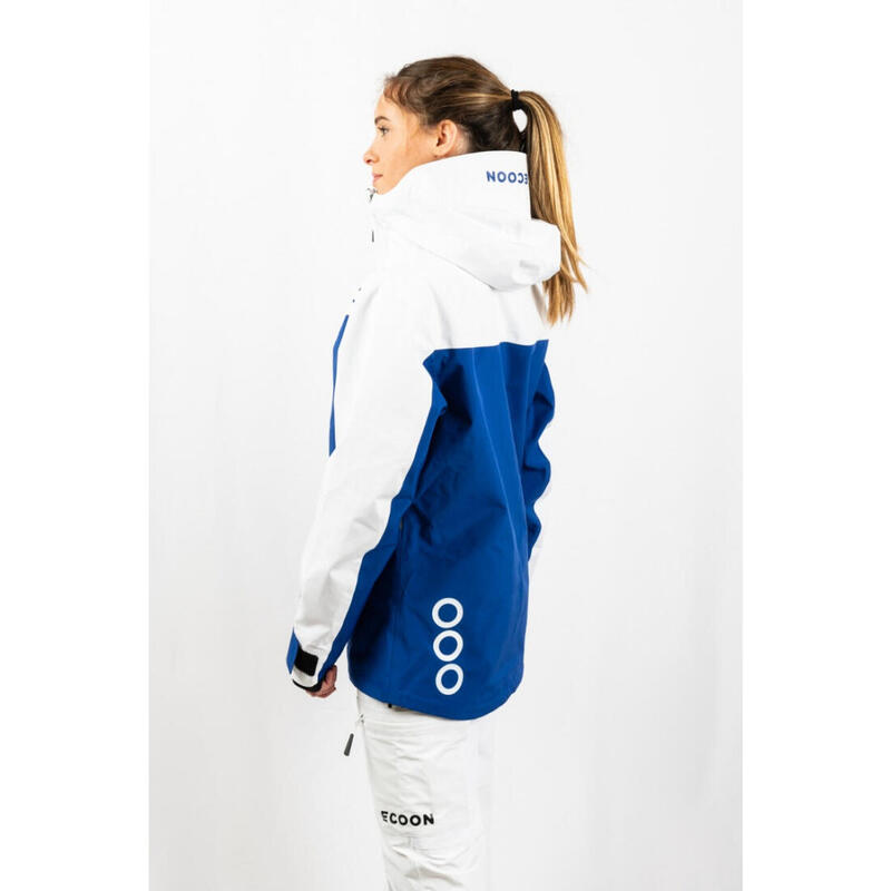 Veste de ski pour femme ECOON ECOExplorer Bleu/blanc