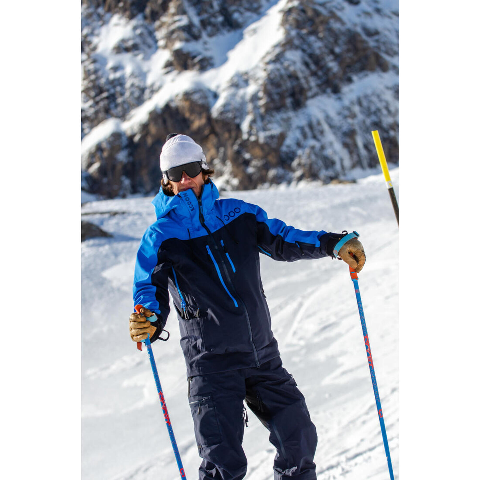 Veste de ski pour homme ECOON ECOExplorer Bleu