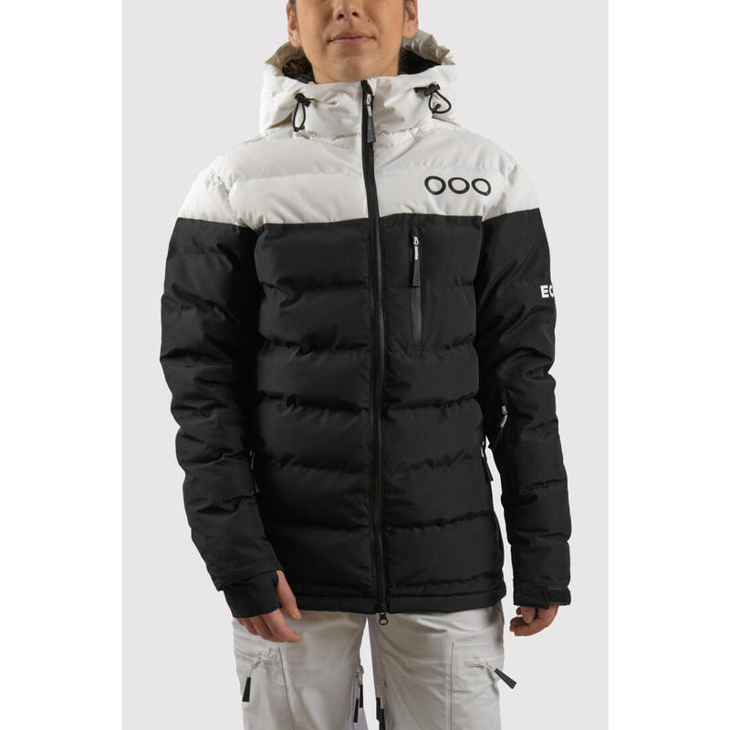 Doudoune de ski pour femme ECOON ECOThermo isolante Noir