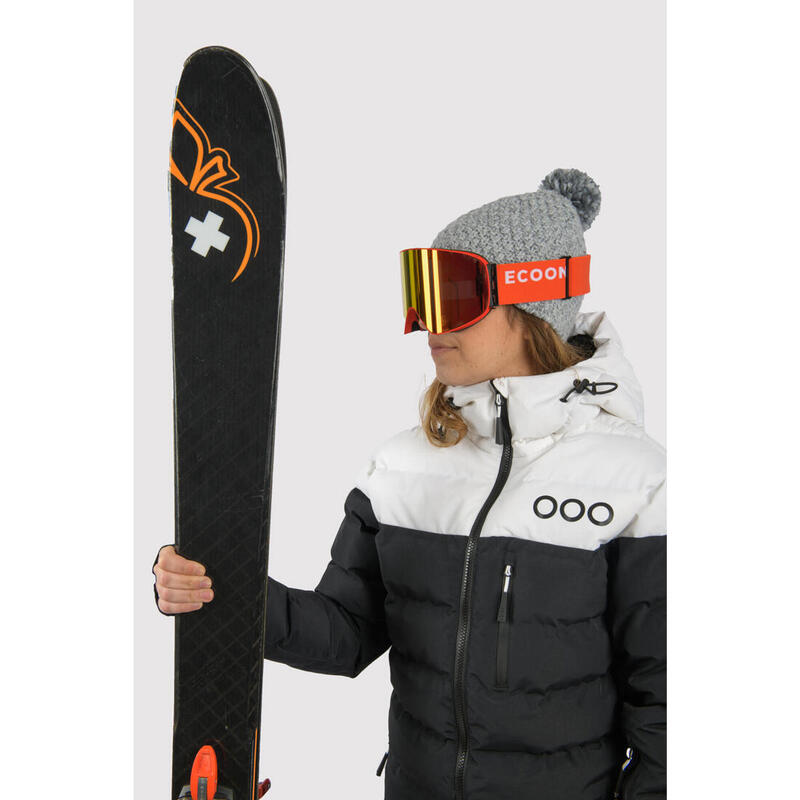 Doudoune de ski pour femme ECOON ECOThermo isolante Noir
