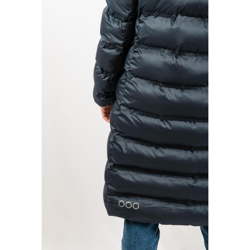 Veste matelassée longue après-ski fashion pour femme ECOON Berlin Bleu