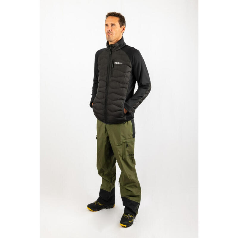 Veste de ski pour homme ECOON ECOActive hybride isolante Noir