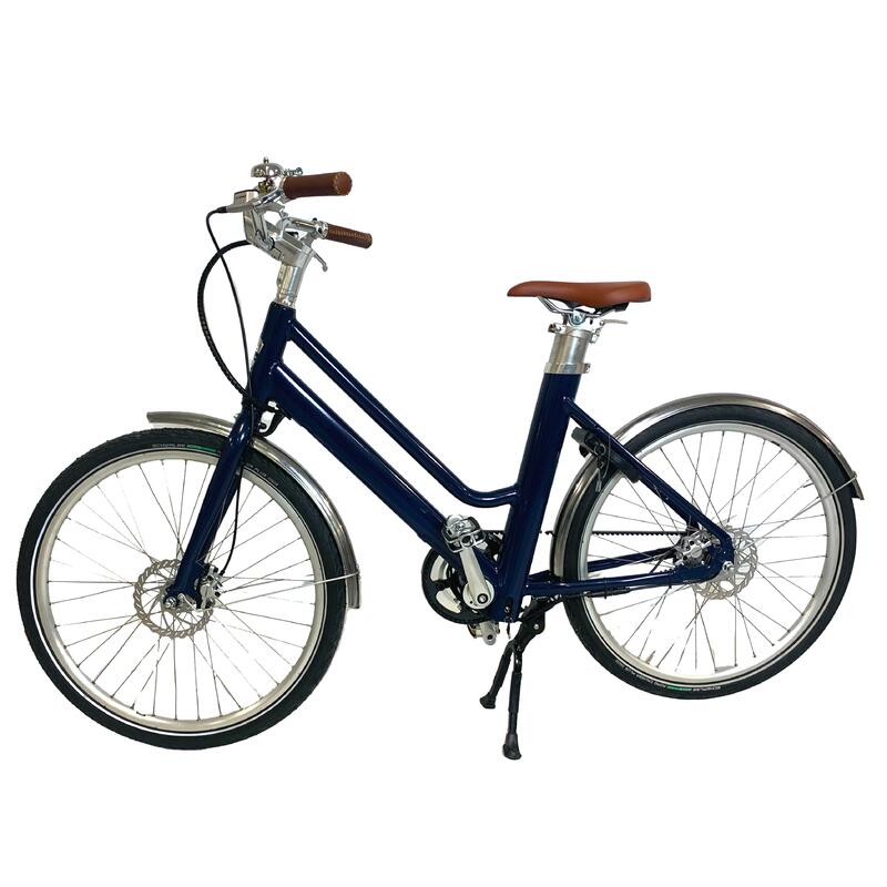 Vélo de ville électrique Voltaire Courcelles Bleu VOLTAIRE Decathlon