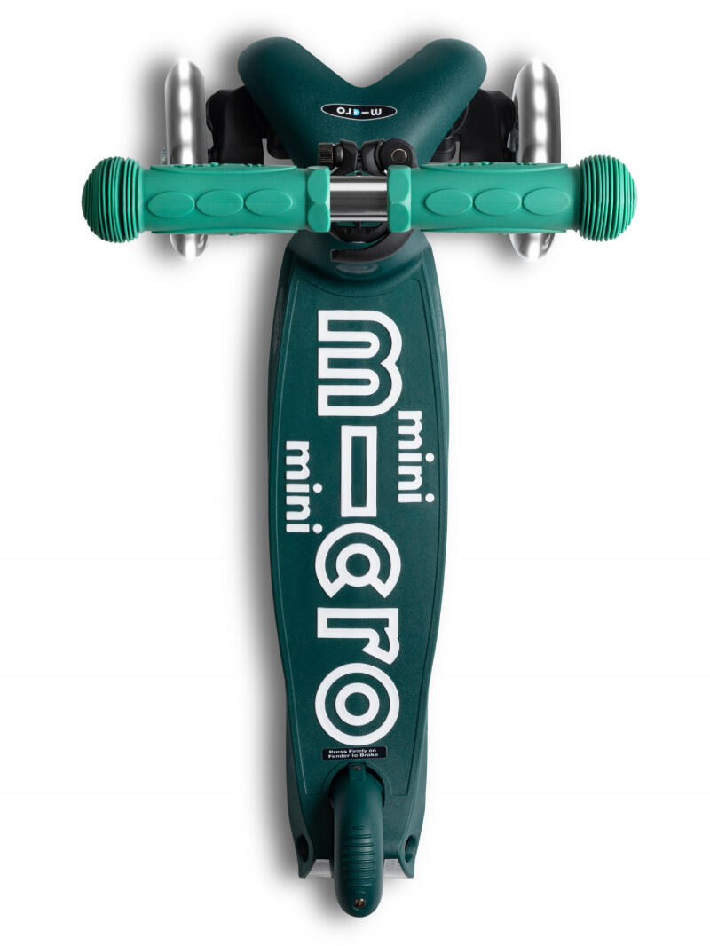 Mini Scooter - Light up Wheels & Recycled Deck: Green 5/7