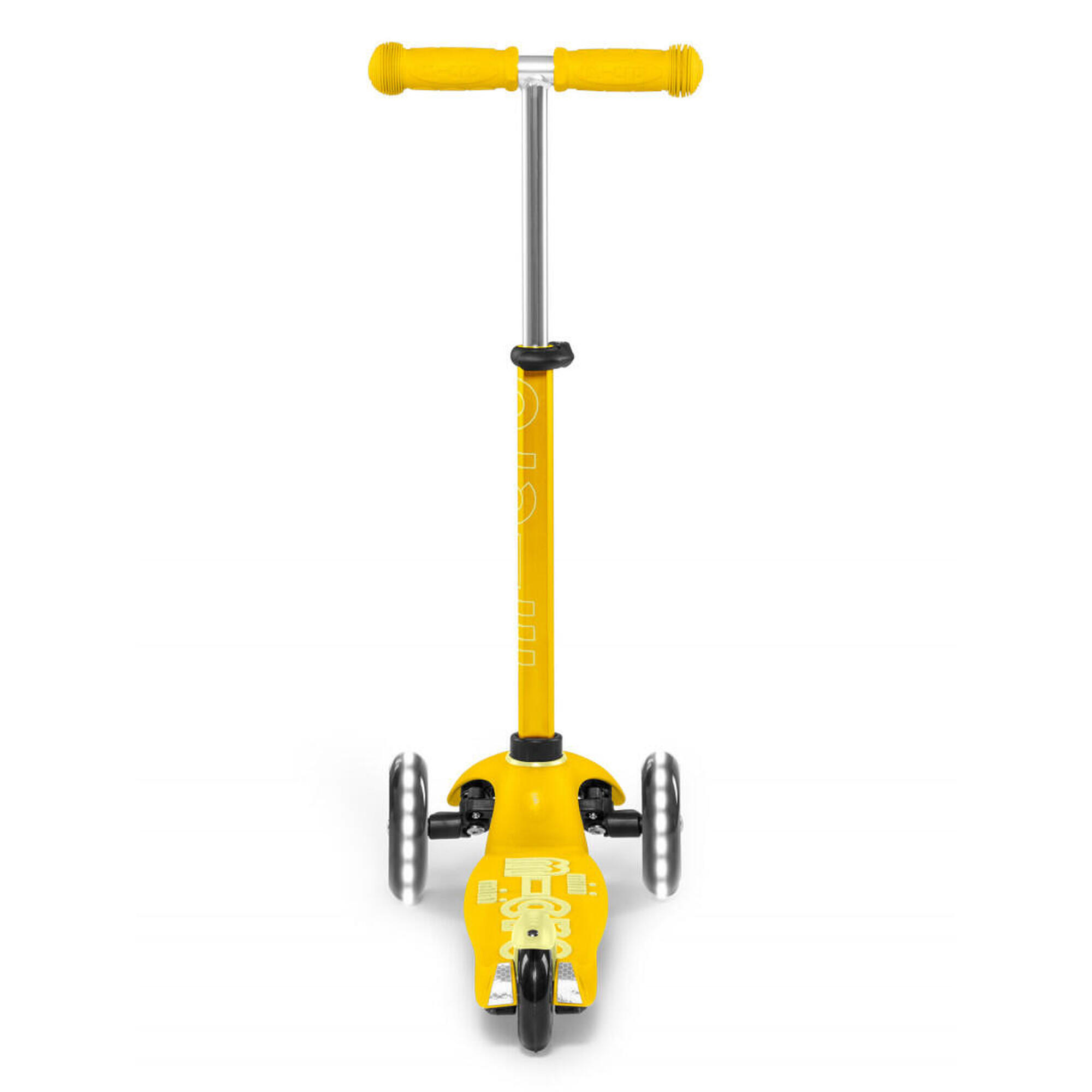 PATINETE INFANTIL MICRO MINI DELUXE LED AMARILLO DE 3 RUEDAS DESMONTABLE