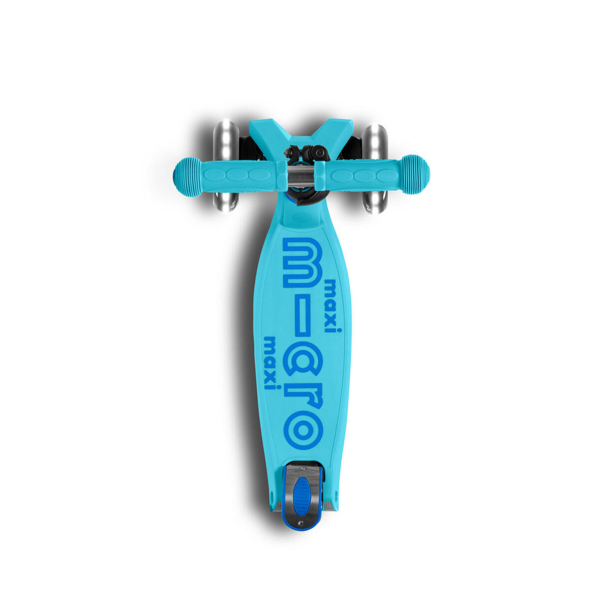 Patinete Infantil  Micro Maxi Deluxe Plegable LED Azul 3/6