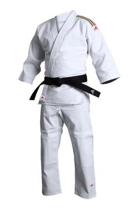 adidas Judo-Anzug Training weiß/schwarze Streifen, J500