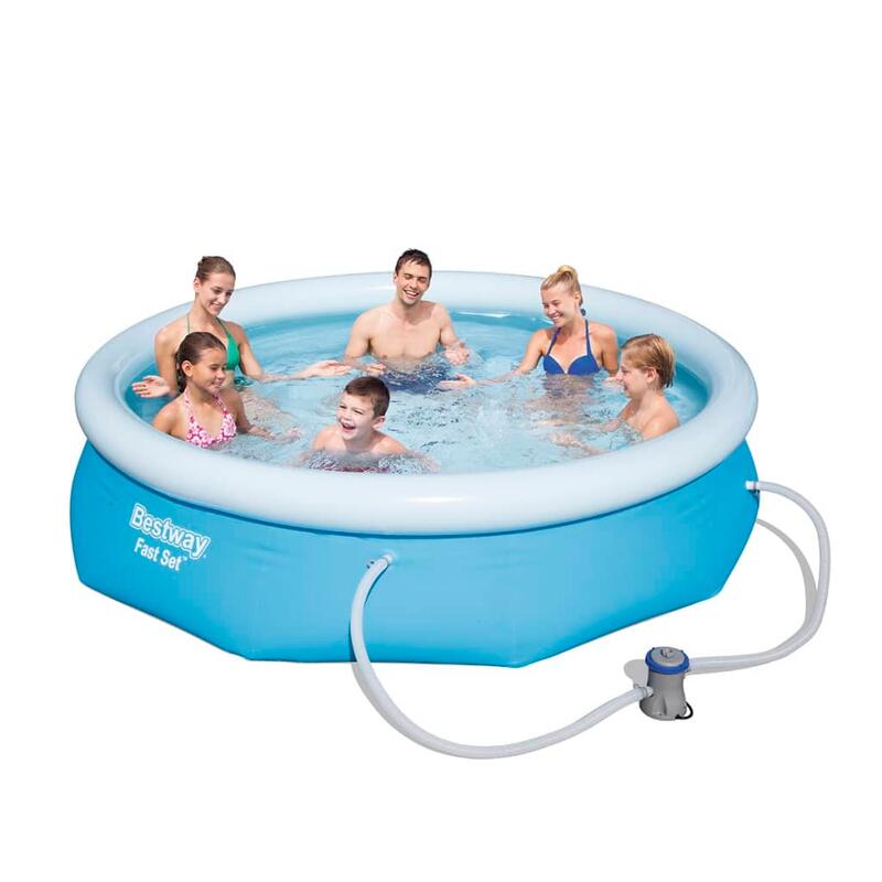 Piscina gonflabila 9in1 Bestway 57270, rotunda, 305x76 cm