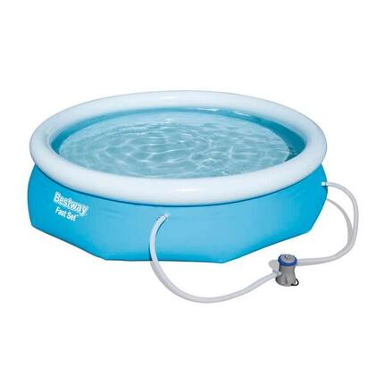 Piscine natation - Gonflable bleu adulte
