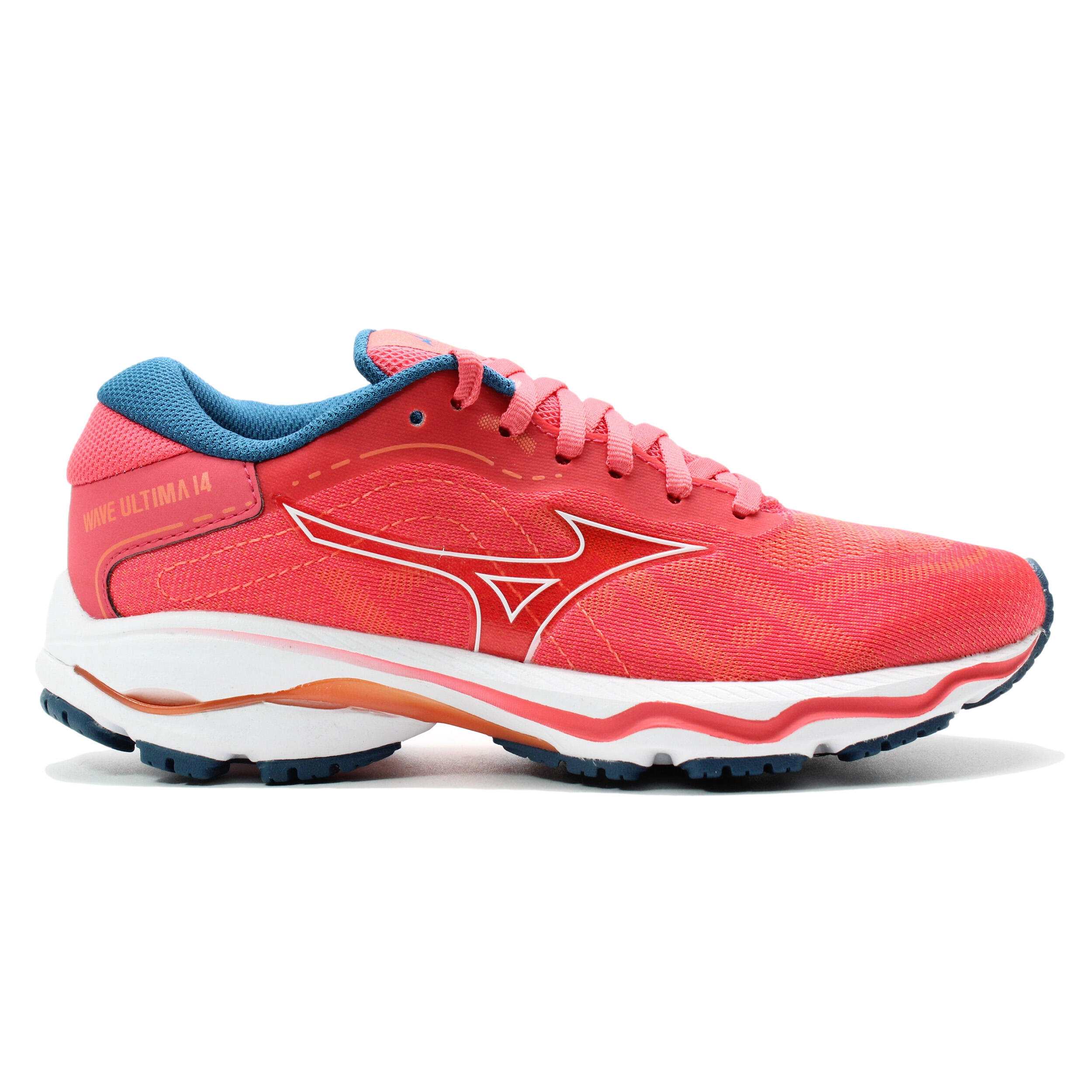 Mizuno - Chaussures De Running Femme Mizuno Wave Ultima 14 - Chaussures De Sport - Blanc|bleu|rouge - 38,5 - Decathlon