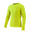 FM5127 Men Quick Drying Breathable Sports Long Sleeve T-Shirt - Yellow