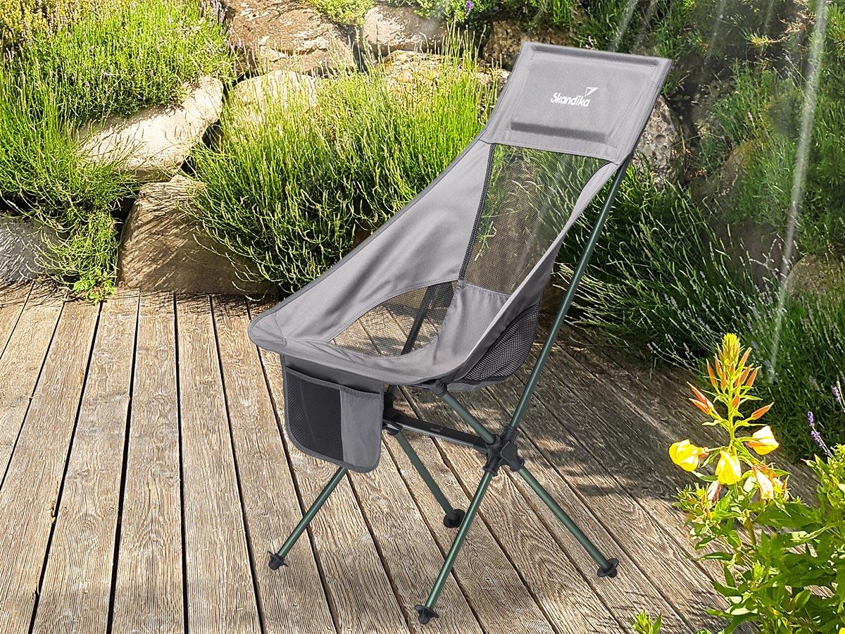 Lot de 2 Chaises de camping Compact - Pliable - Poids Max. 150 kg – 1,4 kg 2/8