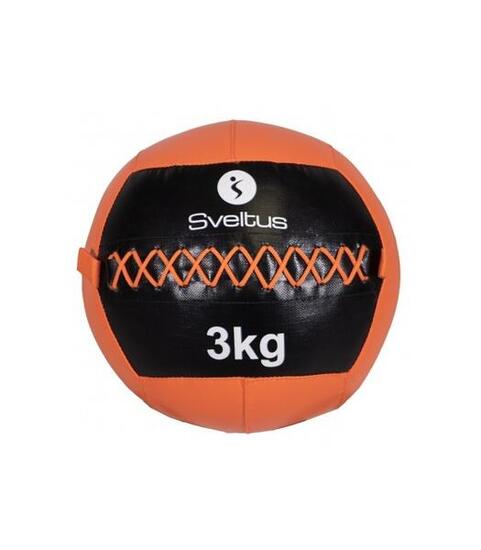 Wall Ball Sveltus 3 kg schwarz-orange