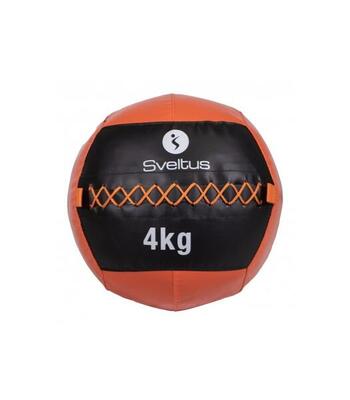 Wall Ball Sveltus 4 kg schwarz-orange
