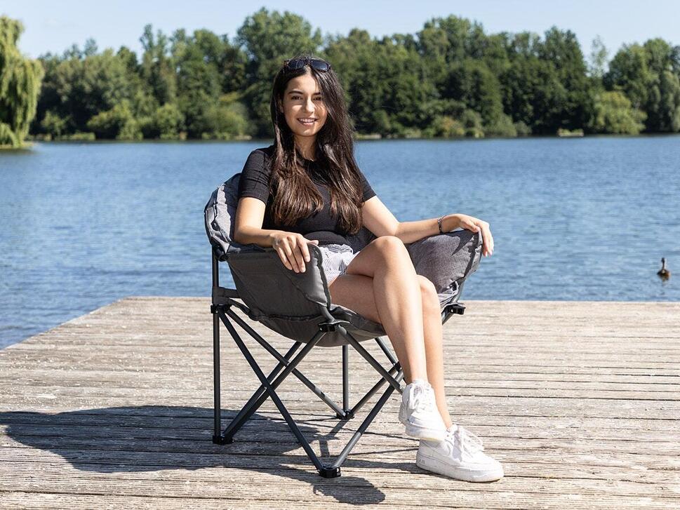 Fotel kempingowy składany Moonchair Premium XL, do 150 kg