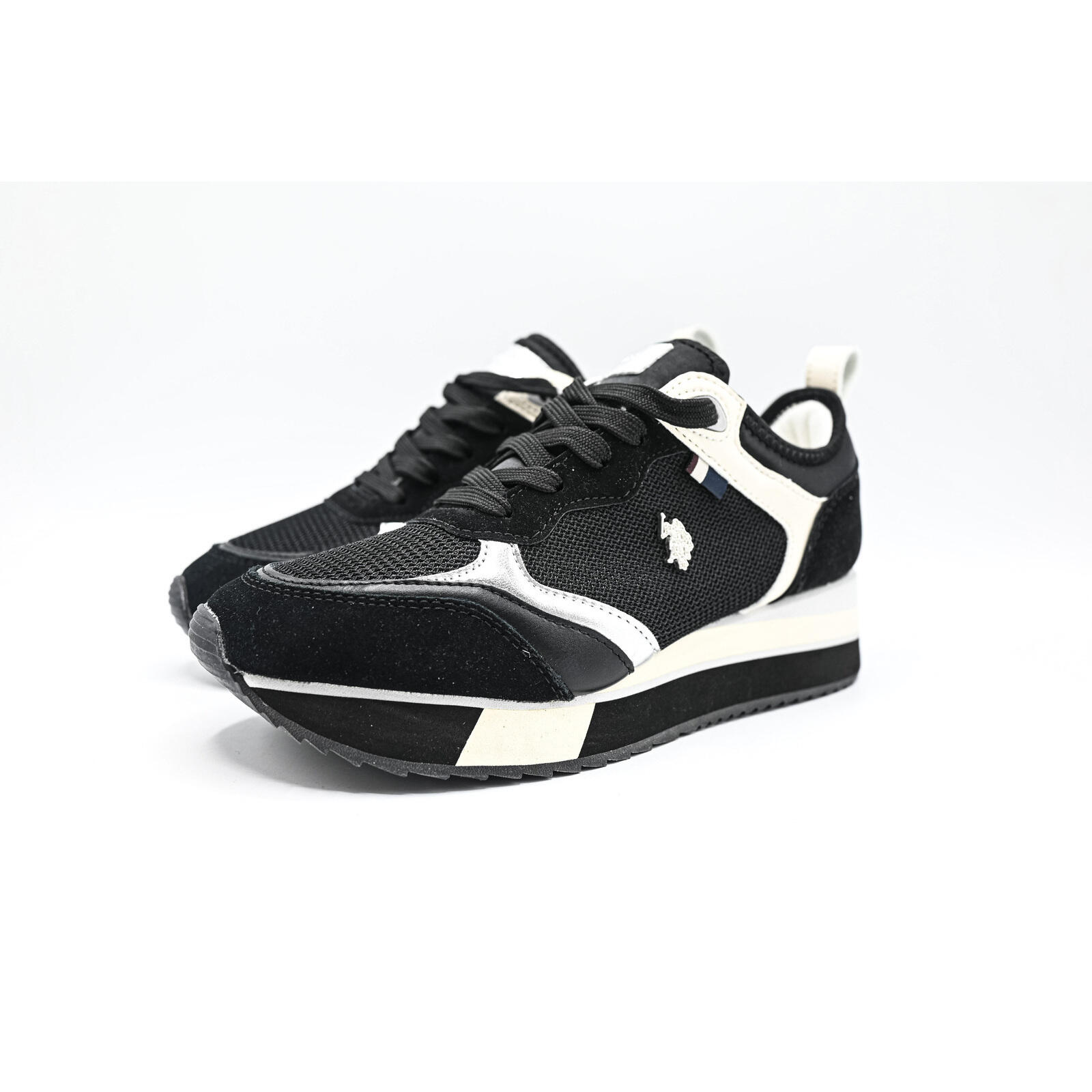 Baskets U.S. POLO ASSN. Sylvi002, Noir, Femmes 3/5