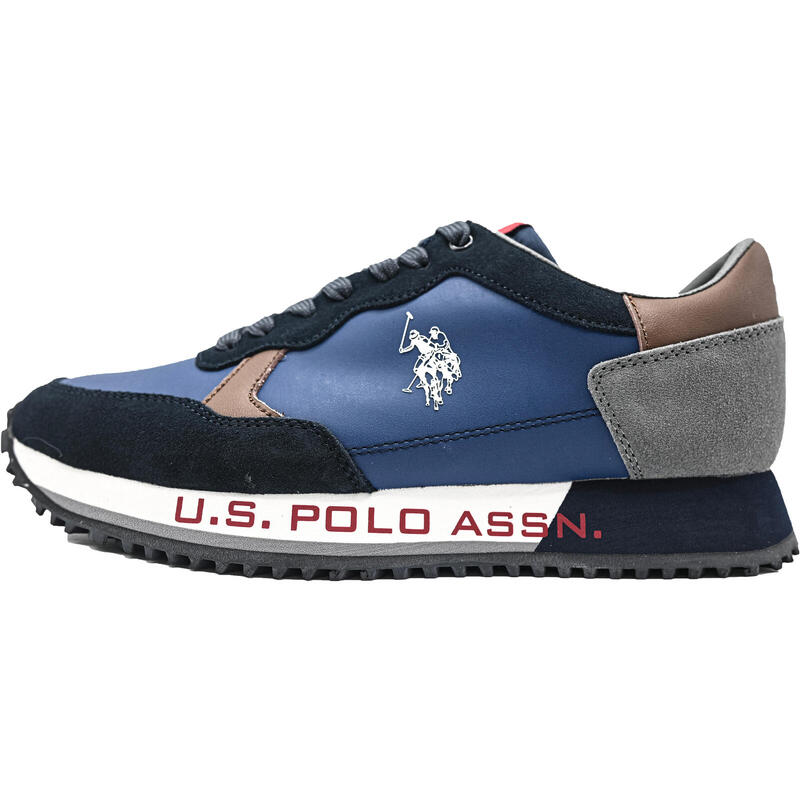 Baskets U.S. POLO ASSN. Cleef002, Bleu, Hommes