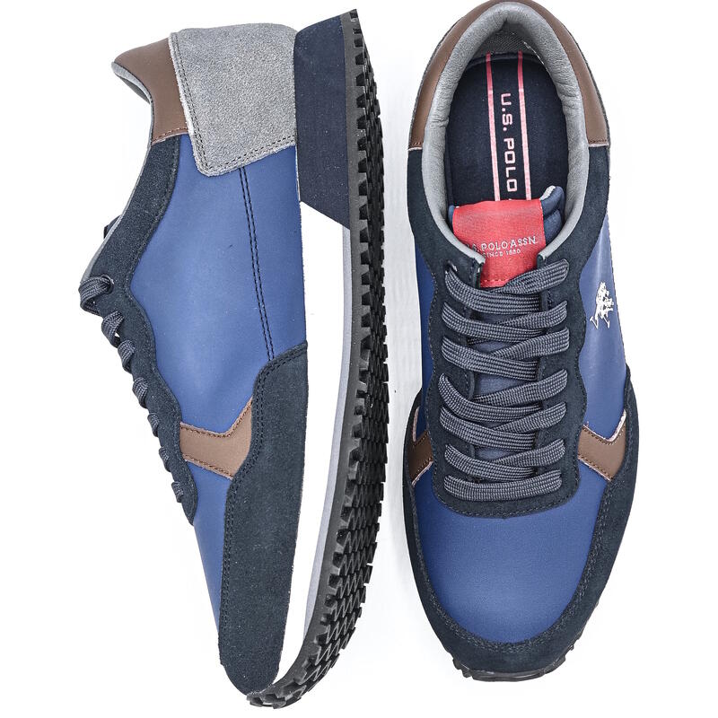 Baskets U.S. POLO ASSN. Cleef002, Bleu, Hommes