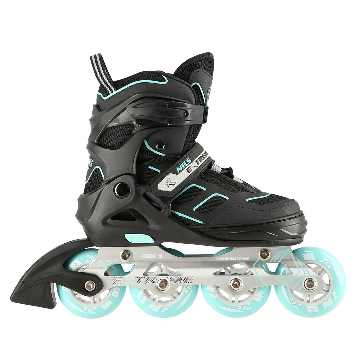 Nils Extreme - Patins À Roulettes Nils Extreme Na14174 A - Rollers En Ligne - Noir|vert - 39/42 - Decathlon