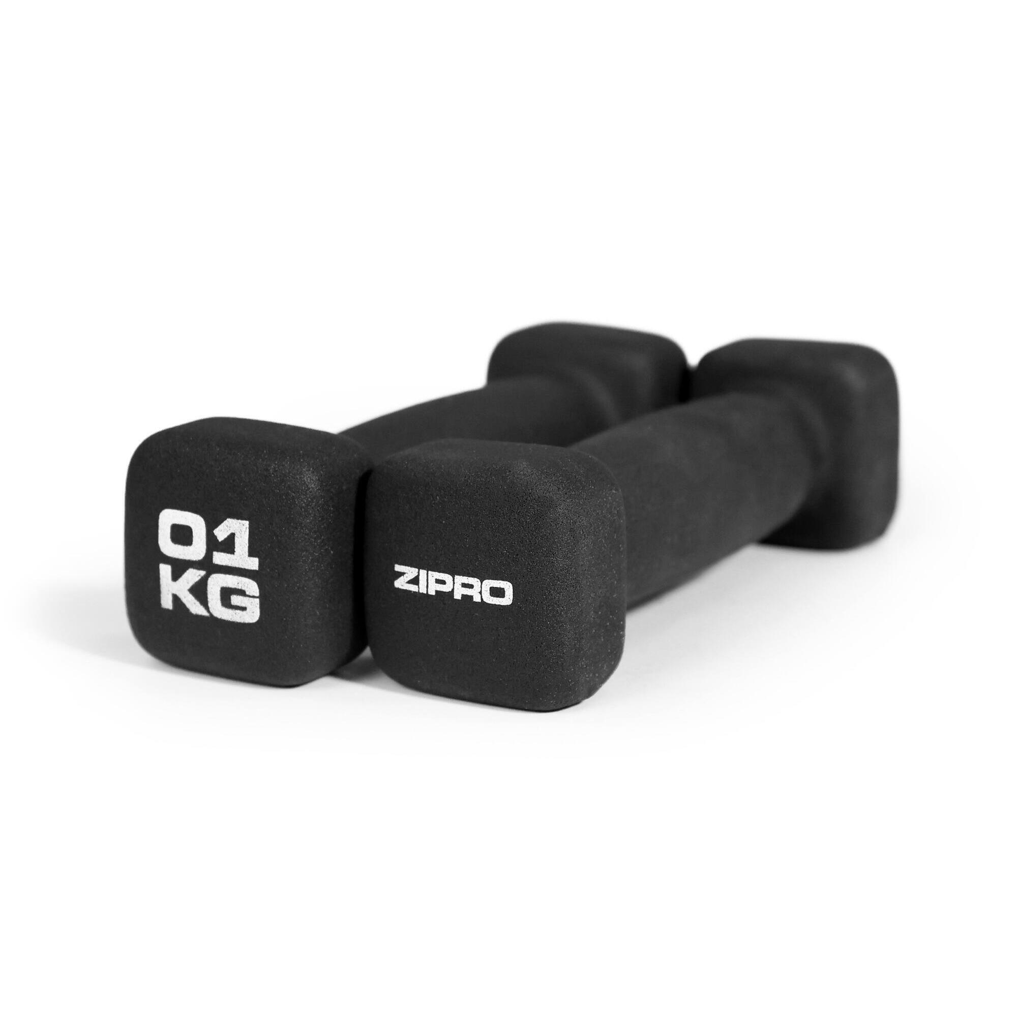 Manubri fitness in neoprene Zipro 1/7