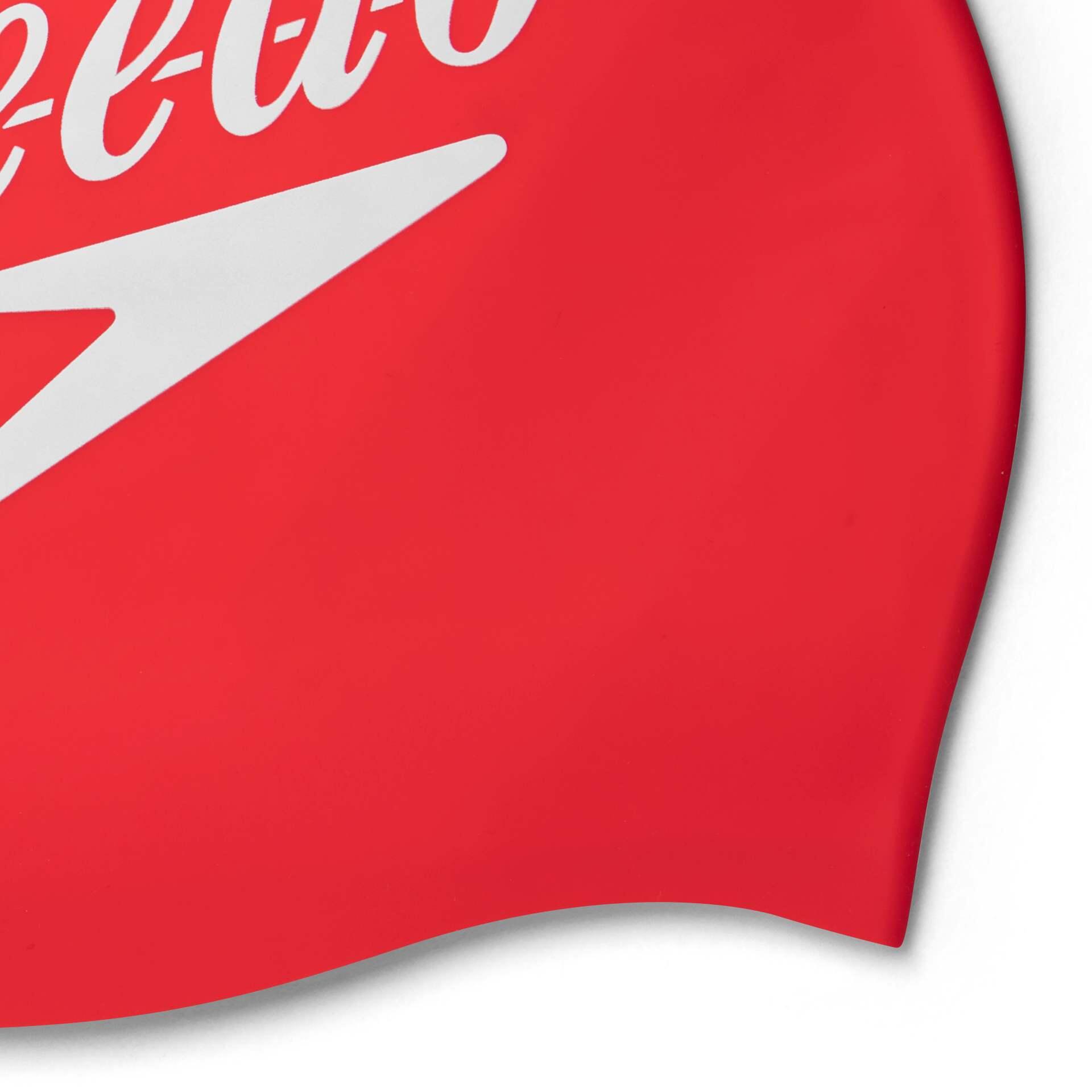 Casquette en silicone avec logo Speedo - Rouge/Blanc 4/5