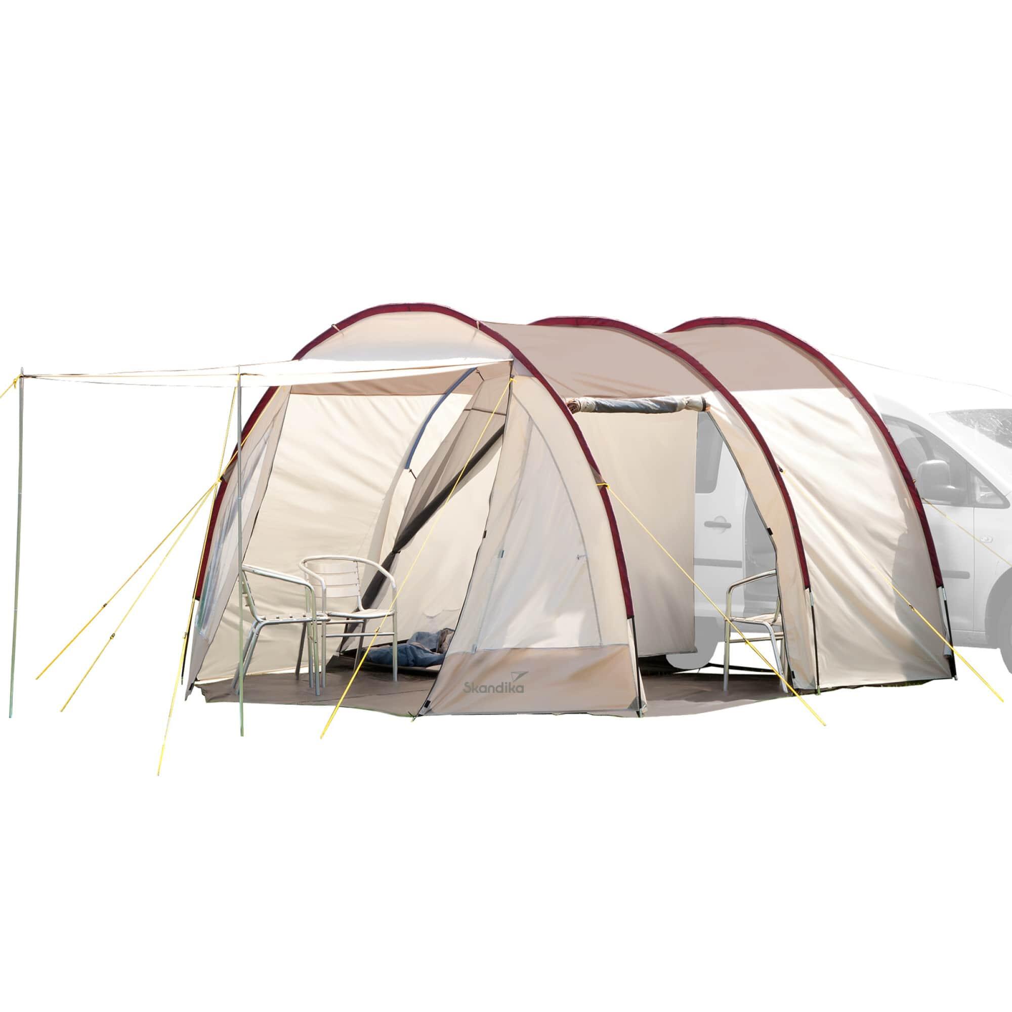 SKANDIKA Minibus van voortent Camper Tramp 2 - 2 personen - 370 x 320 cm - 1 slaapcabine