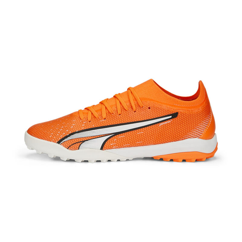 ULTRA Match TT voetbalschoenen voor heren PUMA Ultra Orange White Blue Glimmer