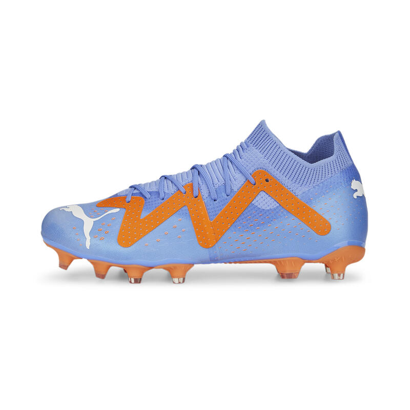 Botas de fútbol Mujer FUTURE Match FG/AG PUMA Blue Glimmer White Ultra Orange