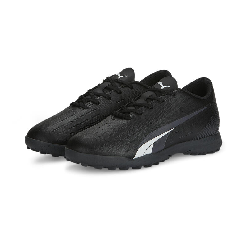 ULTRA Play TT Fußballschuhe Jugendliche PUMA Black White PUMA - DECATHLON